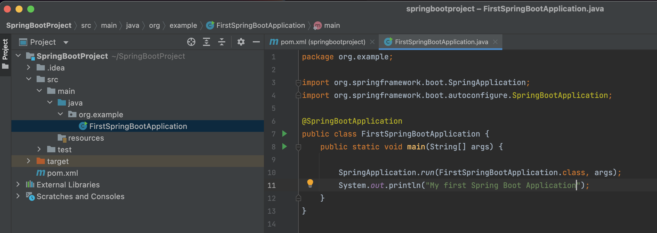 Spring Boot - First Application with Annotation